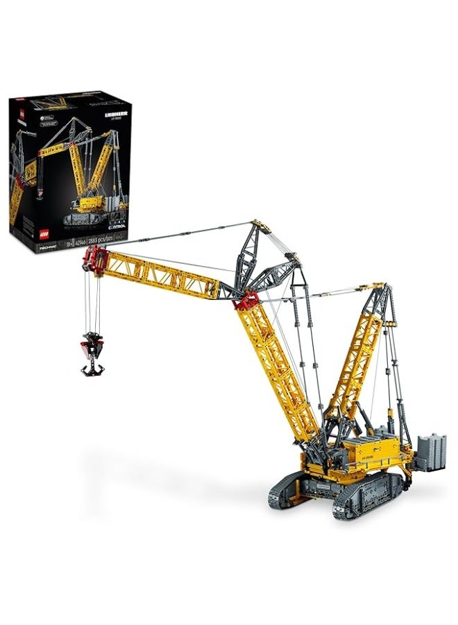 LEGO Technic Liebherr Crawler Crane LR 13000 Model Kit - Bedroom or Office Decor for Adults, Ages 18+ - Building Blocks for Adults to Display - Gift Ideas - 42146 Building Set for Kids | Creative Construction Toy - Image 1